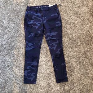 Cute purple camo pants.